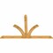 Ekena Millwork Richland Rough Sawn Timber Gable Bracket, Western Red Cedar, 108"W x 72"H x 2"D x 6"F, 16/12 Pitch GBW108X72X0206RIC00RWR - alternate 5